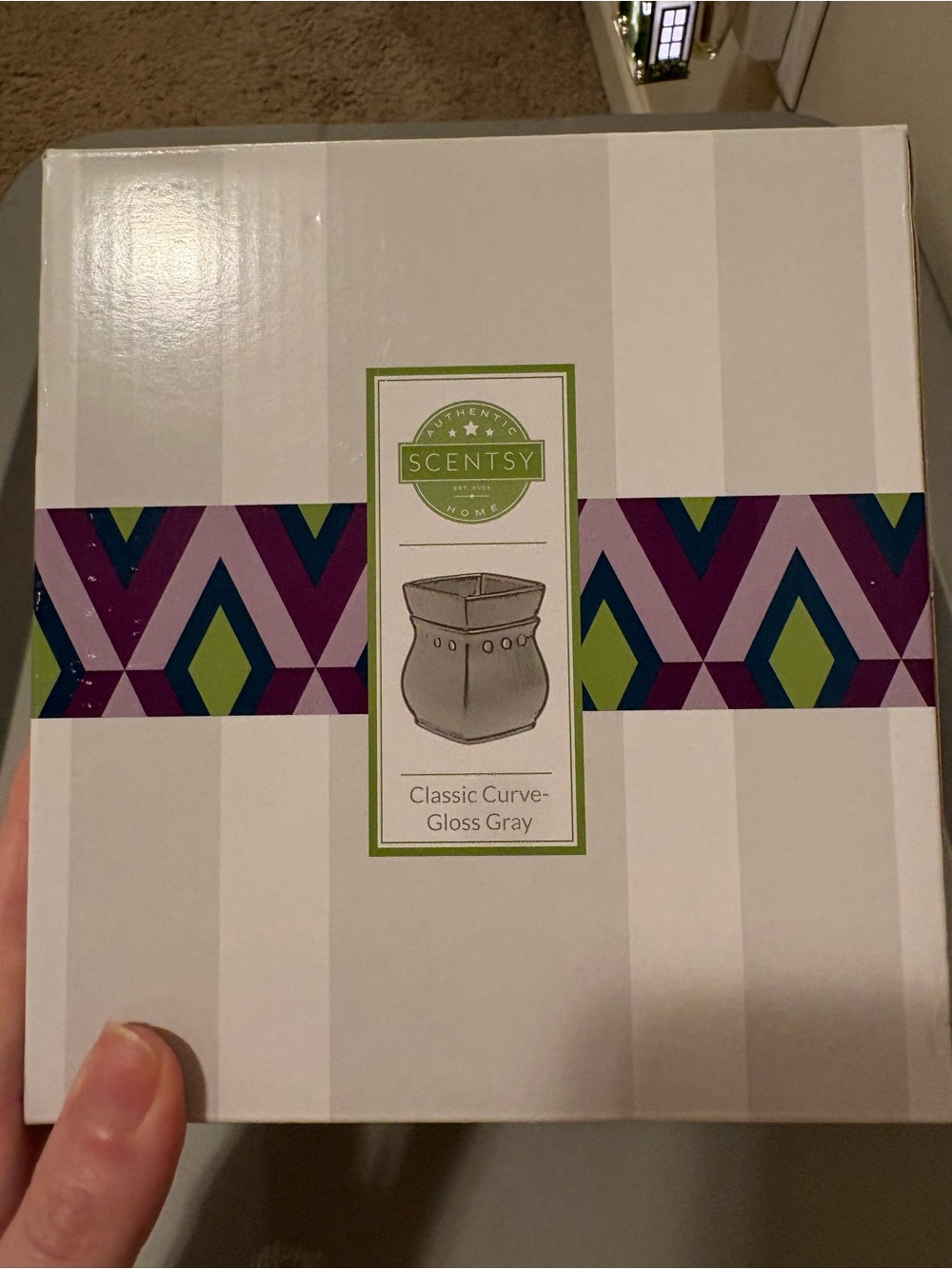 Scentsy Instruction Card - White with Black Logo
